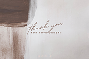 BROWN AND WHITE EXPRESSIVE ART, a Texture Illustration by identity.ART (Thumbnail 7 of 7)