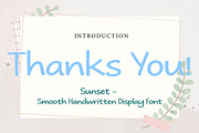 Sunset, a Handwritten Font by Wow Magic (Thumbnail 3 of 3)