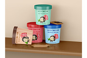 Ice Cream Cup Mockups, a Cups & Container Mockup by Mockups Planet (Thumbnail 3 of 5)