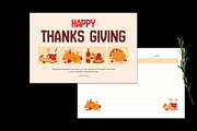 Simple Thanksgiving Greeting Card, a Card Template by Neermana (Thumbnail 2 of 4)