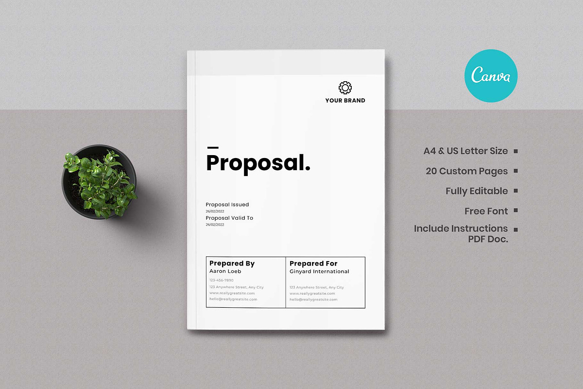 Proposal, a Stationery Template by Amit Debnath (Photo 1 of 9)