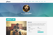 Freemo - Resume / Portfólio Theme, a HTML Template by ThemeBear (Thumbnail 2 of 5)