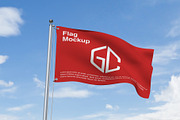 Flag Mockups, an Advertising Mockup by graphiccrew (Thumbnail 9 of 12)