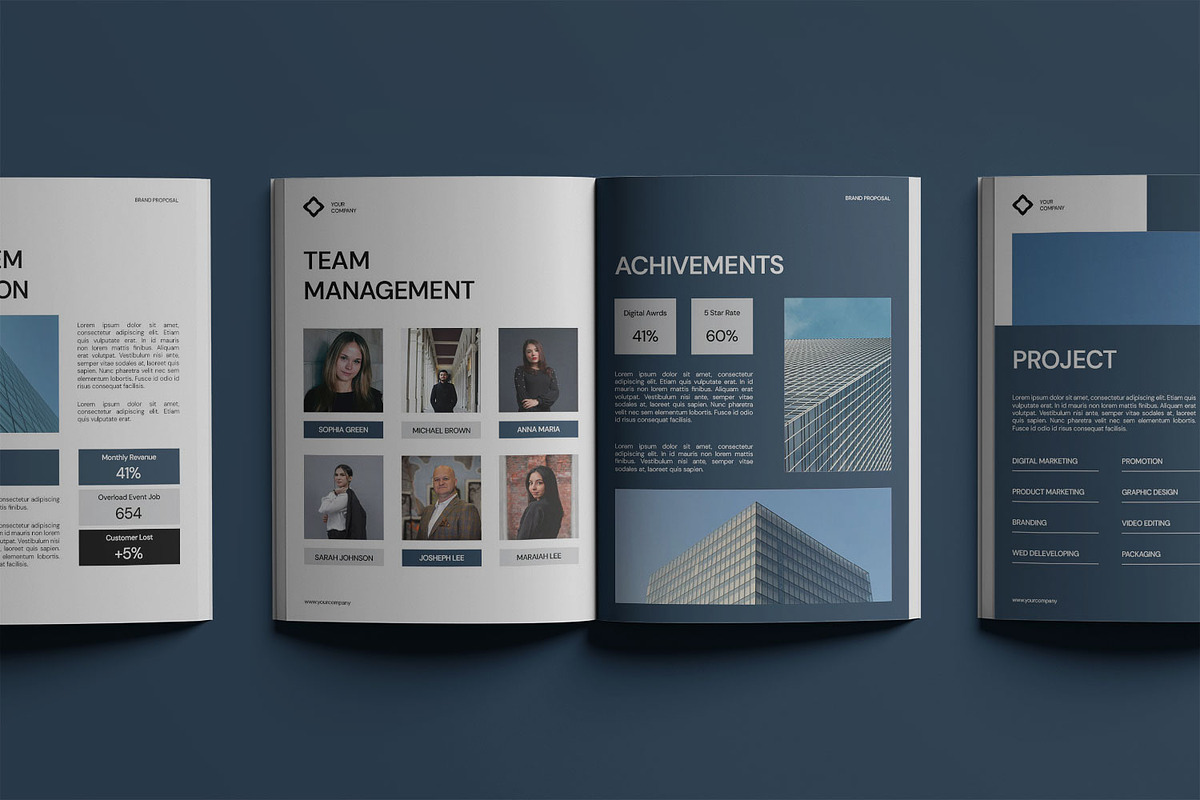 Brand Proposal Template, a Magazine Template by Haps Space (Photo 4 of 8)