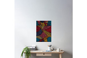 Echo Threads – Abstract Geometric, a Texture Illustration by kraalikaacreations (Thumbnail 5 of 8)