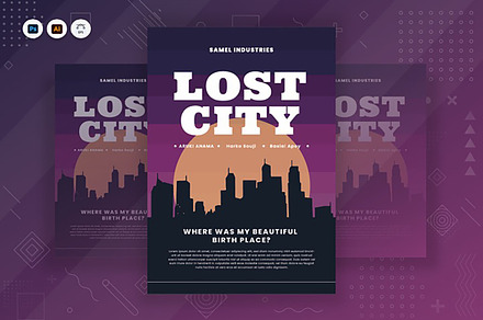Movie Poster, a Poster Template by Fannan Studio