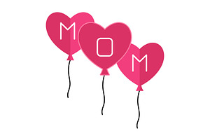 Balloons Illustration Icon, an Icon by Pexelpy