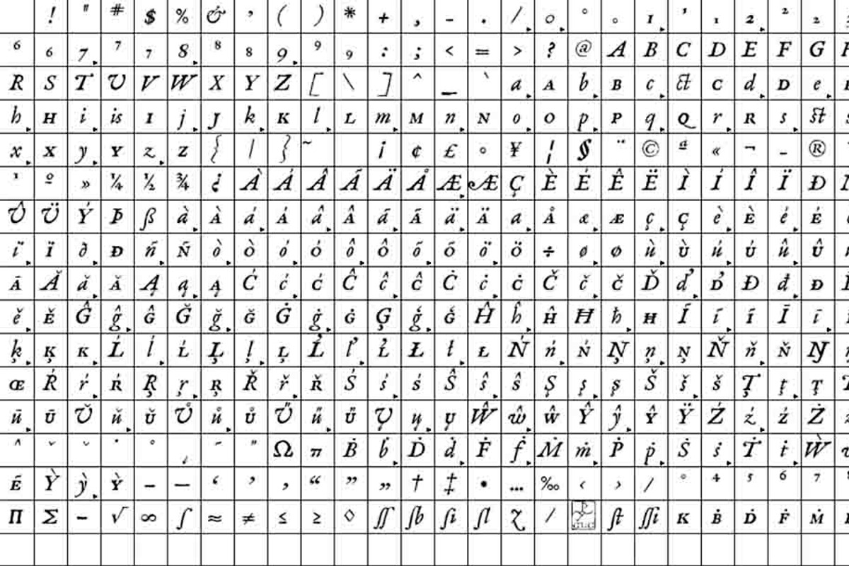 1689 GLC Garamond Pro Set, a Serif Font by GLC Foundry (Photo 3 of 3)