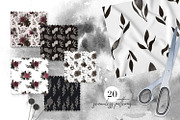 Floral Ink Hand Painted Collection, an Illustration by Kate Galunga Artstore (Thumbnail 6 of 11)