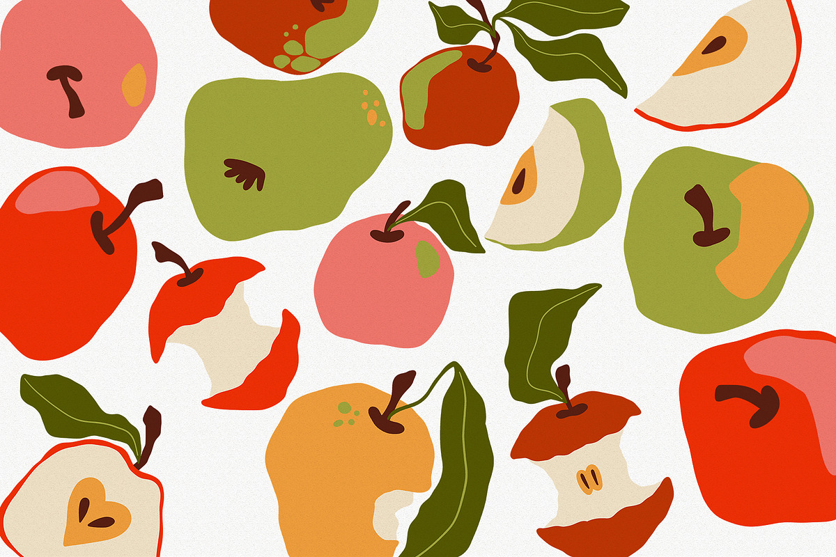 Apple Market Vector set, a Food Illustration by ArtPavo (Photo 7 of 7)