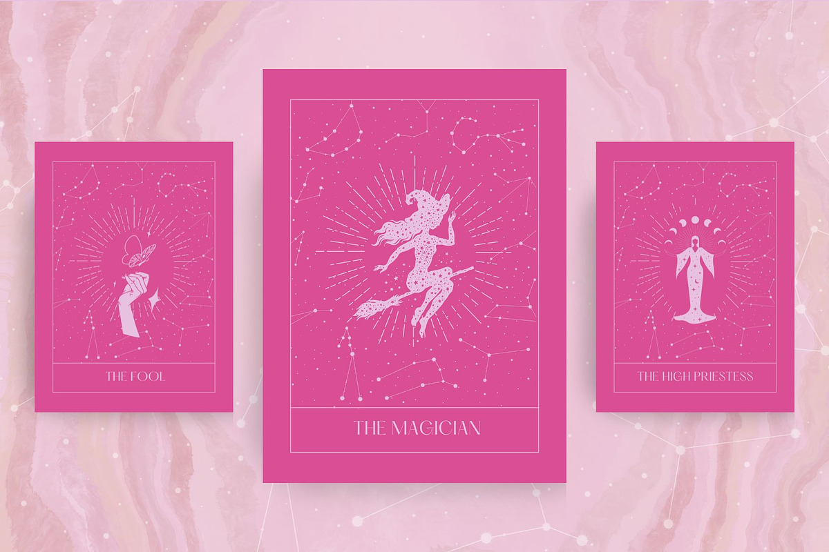 Major Arcana Tarot Card Templates preview 8