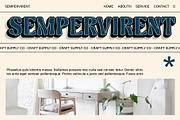 Askey Rounded 3D, a Serif Font by Craft Supply Co. (Thumbnail 6 of 8)