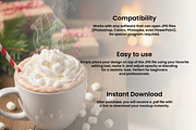Rustic Christmas Mug Bundle 400 JPG, a Cups & Container Mockup by KennedyStudio (Thumbnail 11 of 11)