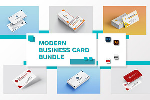 Bundle Modern Business Card Template, a Business Card Template by Artnivora.Std
