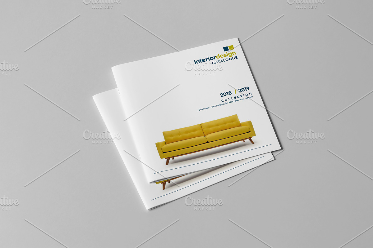 Square Interior Decor Catalog, a Magazine Template by Machel Design (Photo 11 of 11)