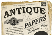 Antique Paper Textures, a Texture Graphic by Wingsart Studio (Thumbnail 1 of 2)