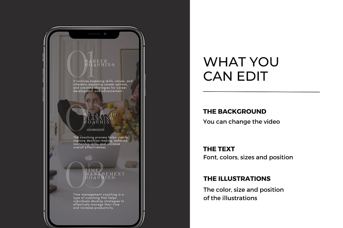 Coaches Instagram Stories Templates, a Social Media Template by design4social (Photo 8 of 9)