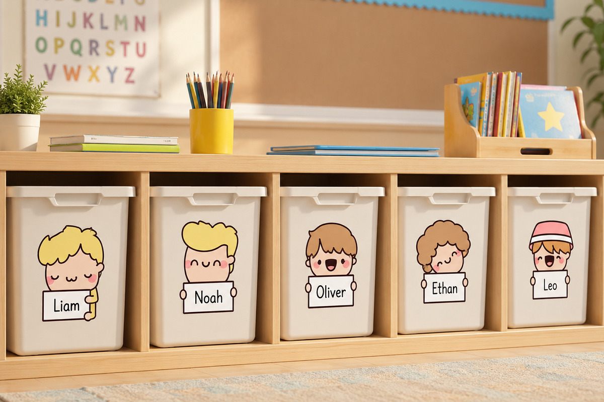Cute Boys Signs, a Person Illustration by Palau (Photo 5 of 10)
