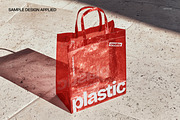 Transparent Shopping Bag Mockup, a Merchandise Mockup by creatsy5 (Thumbnail 3 of 4)