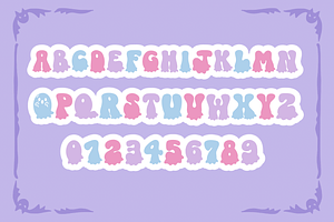 Ghost Creepy Cute Halloween Font