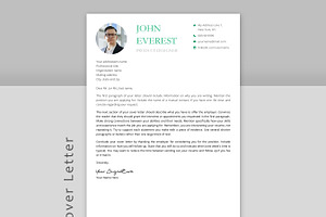 Minimal Resume And Cover Letter Word