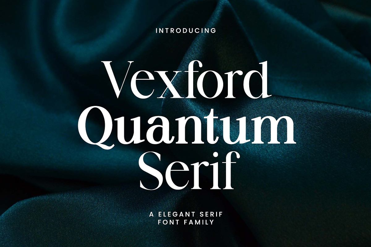 Vexford Quantum Serif Family Font, a Serif Font by UICreative (Photo 1 of 13)