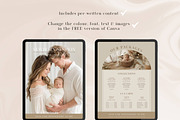 Newborn Pricing Guide for Canva, a Templates & Theme by Princess & the Pea Design (Thumbnail 3 of 5)