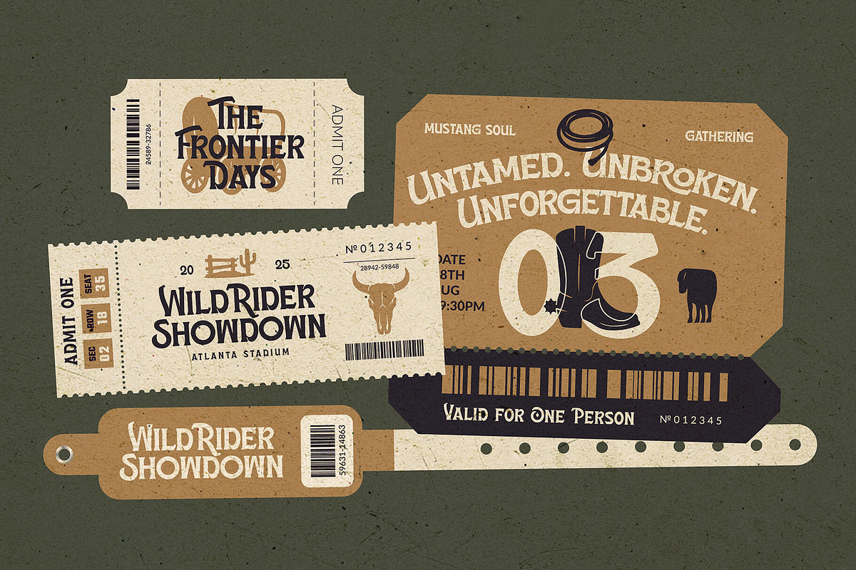 Sundance Cowboy - Font Duo, a Serif Font by Get Studio (Photo 2 of 11)