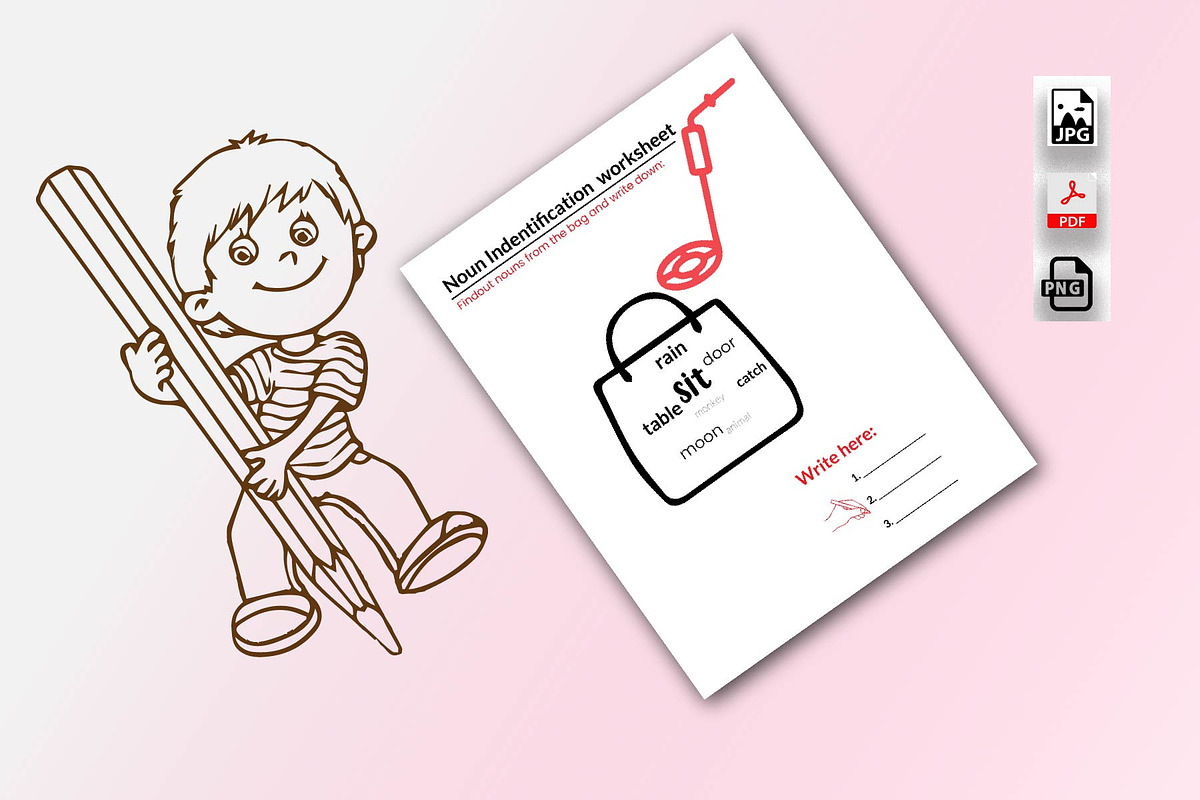 KIds English Worksheet, a Graphic by Hitubrand (Photo 5 of 5)