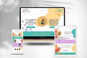 Squarespace 7.1 Theme: Retro, a Landing Page Template by tinathetinybeana (Thumbnail 1 of 8)