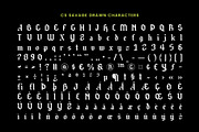 CS Savage Drawn, a Blackletter Font by Craft Supply Co. (Thumbnail 8 of 8)