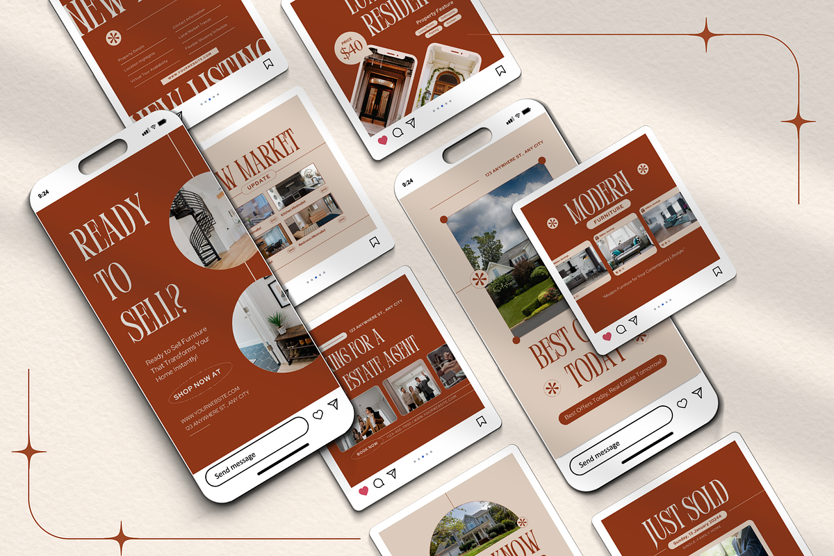 120 Real Estate Instagram Template, a Social Media Template by Branding Victory STD (Photo 5 of 10)