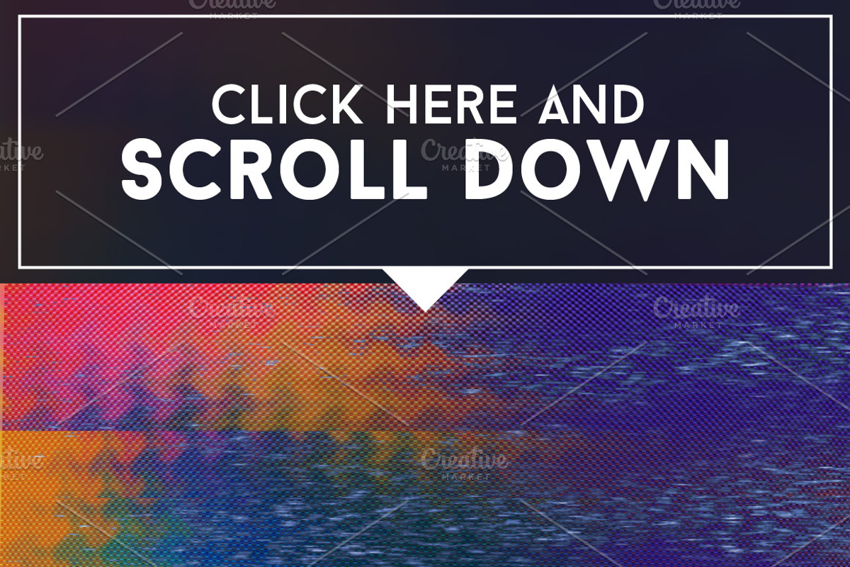 VHS Glitch PSD Backdrop, a Texture Graphic by Krukowski Graphics (Photo 2 of 2)