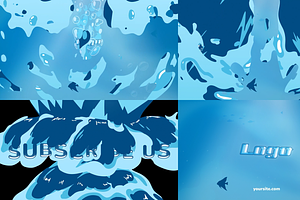 Water World Logo for DaVinci Resolve, a Templates & Theme by FlashFXbox