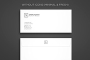 Simple Minimal Stationery Templates, a Stationery Template by Galaxiya (Thumbnail 8 of 14)