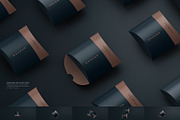 Square Pillow Box Packaging Mockup, a Packaging Mockup by Sheikhadesign (Thumbnail 1 of 11)
