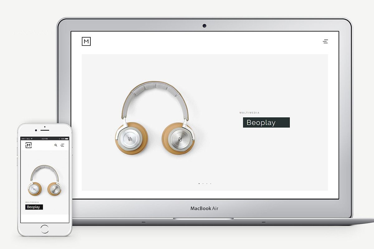 Minimalist WordPress Theme - Minilio, a WordPress Template by themenow (Photo 1 of 8)