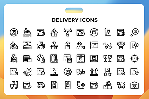 Delivery Icons, an Icon by Wencory