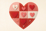 Latch Hook Patchwork Valentine Heart, an Illustration by DreamPrint404 (Thumbnail 1 of 8)
