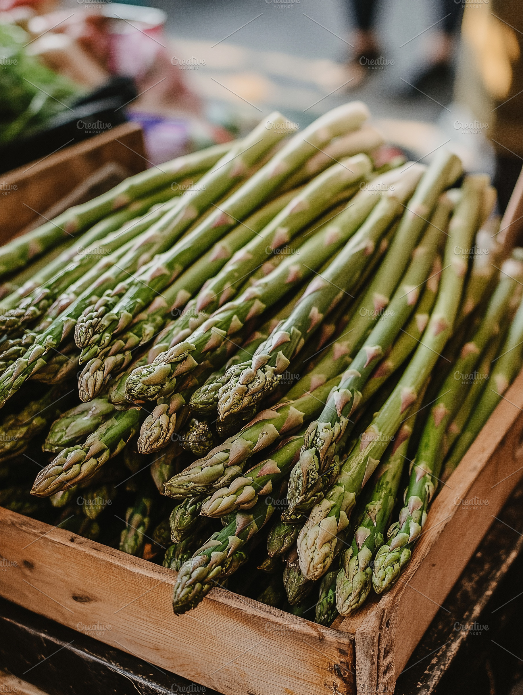 Fresh bunch of green asparagus, a Food & Drink Photo by MistyDay
