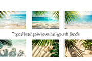 Tropical Beach Backgrounds Bundle, a Holiday Photo by VetalStock (Thumbnail 1 of 3)
