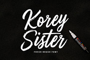 Korey Sister - Brush Font, a Handwritten Font by Dhan Studio (Thumbnail 9 of 9)