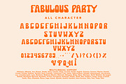 Fabulous Party, a Serif Font by HATFSTUDIO (Thumbnail 6 of 8)