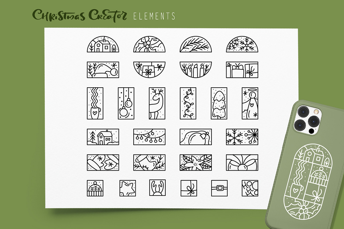 Christmas Creator Logo Vector SVG, an Object Graphic by Happy Letters (Photo 3 of 12)