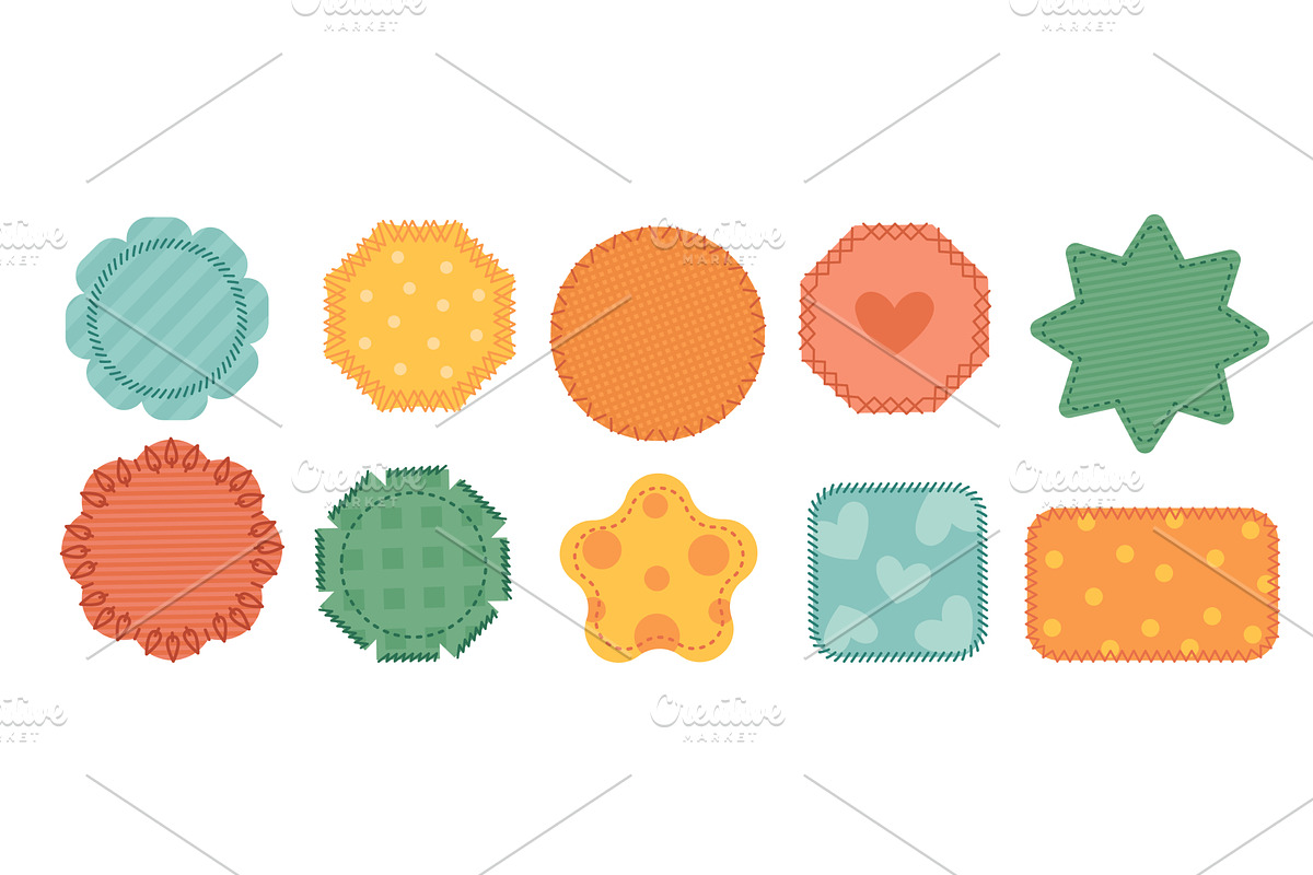 Fabric color patches. Different, an Object Illustration by YummyBuum