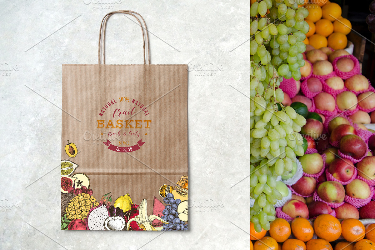 Hand drawn fruits and berries, an Object Graphic by handsketched (Photo 4 of 14)