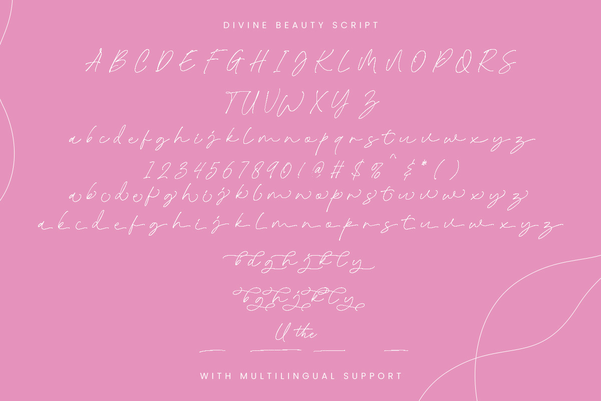 The Devine Beauty - Chic Companion, a Sans Serif Font by Letterhend Studio (Photo 8 of 9)