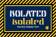 Socrates Display Font, a Sans Serif Font by 177Studio (Thumbnail 6 of 8)