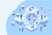 Isometric cartoon people vector set, a Person Illustration by Vector_Art (Thumbnail 3 of 24)