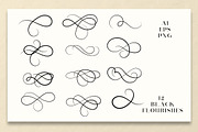 Vintage Exquisite Swashes Pack, an Object Graphic by Design Unique (Thumbnail 6 of 7)